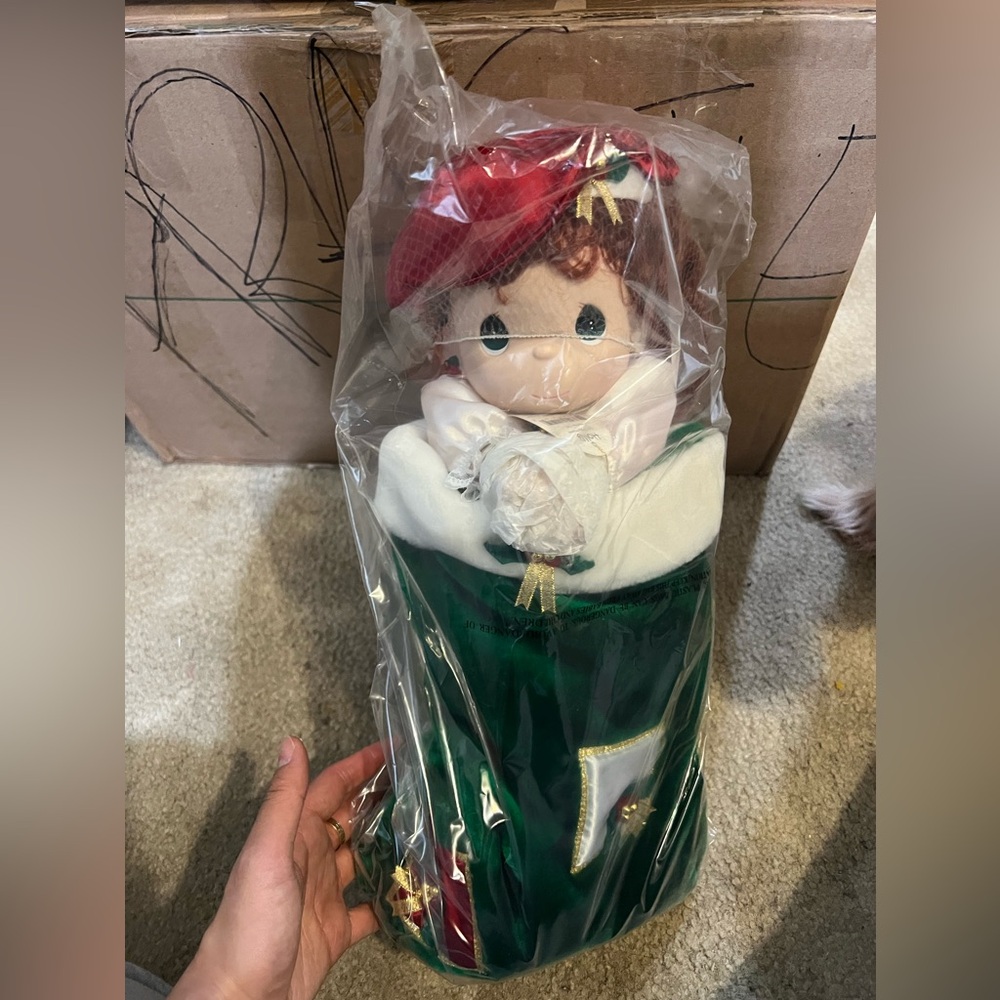 COPY - Precious Moments Christmas Stocking Doll